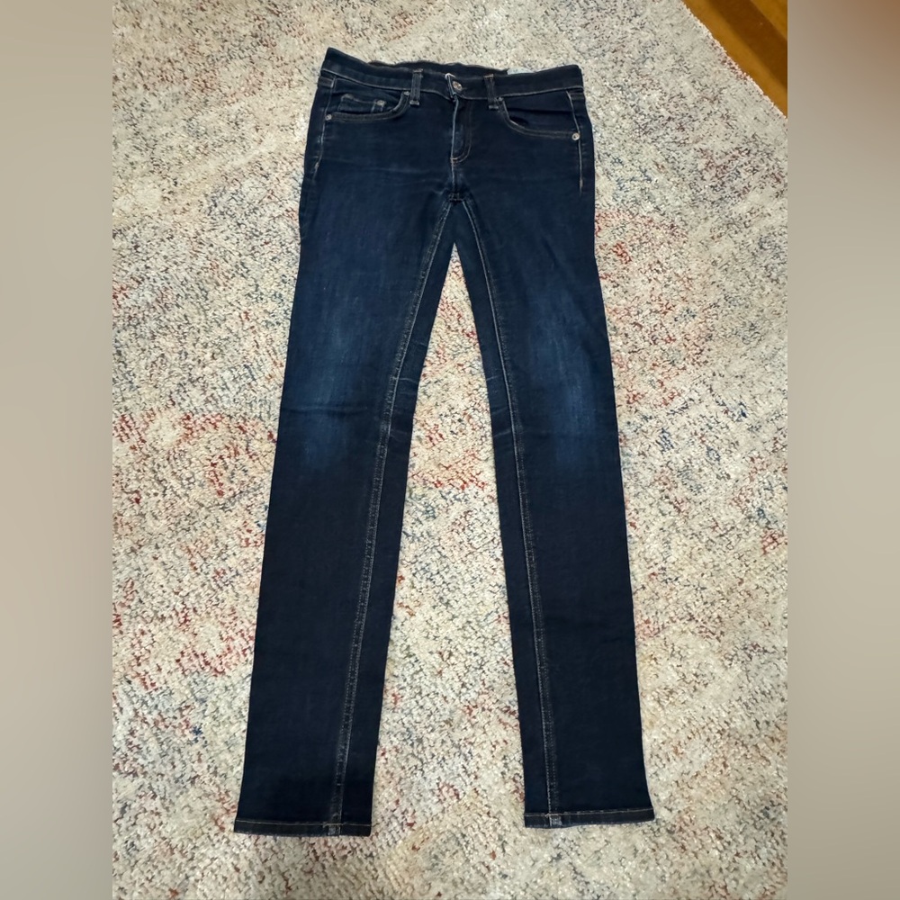 Rag & Bone  Women's Deep Indigo Skinny Jeans